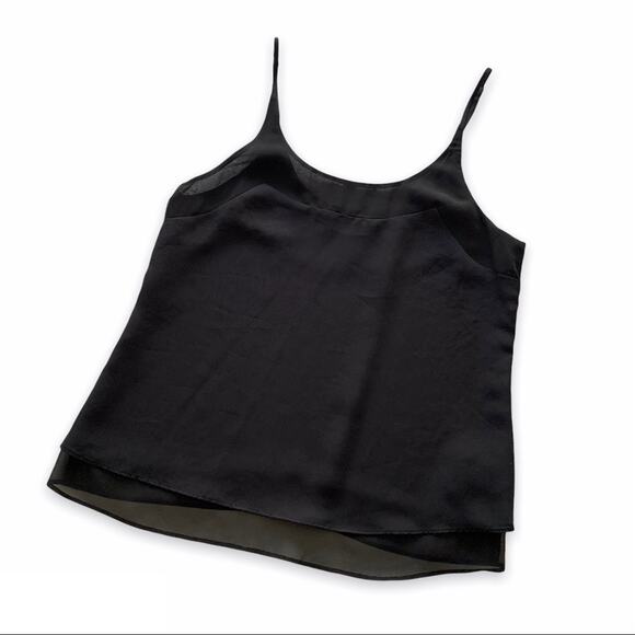J Brand | Black Layered Camisole Tank Top XS - Picture 1 of 11